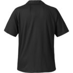 MENS LIQUID SHORT SLEEVE POLO (black)