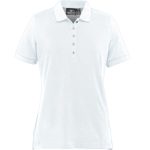 WOMENS NANTUCKET PIQUE POLO WHITE-2XL
