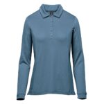 WOMENS NEVADA L/S MICRO PIQUE POLO