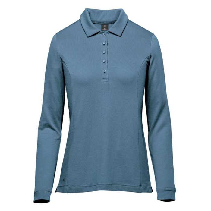WOMENS NEVADA L/S MICRO PIQUE POLO