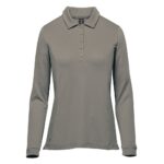 WOMENS NEVADA L/S MICRO PIQUE POLO