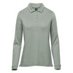 WOMENS NEVADA L/S MICRO PIQUE POLO