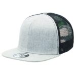 Heathered Flat Peak Trucker