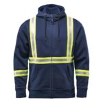 MENS OMEGA REFLECTIVE ZIP HOODY