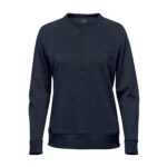 WOMENS MONASHEE HENLEY BLACK-2XL