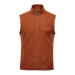 MENS MONTAUK FLEECE VEST BLACK-2XL