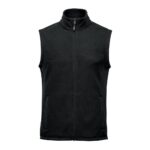 MENS MONTAUK FLEECE VEST BLACK-2XL