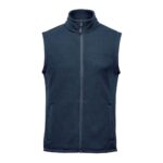 MENS MONTAUK FLEECE VEST BLACK-2XL