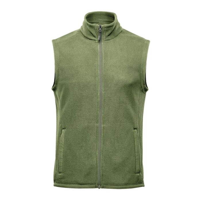 MENS MONTAUK FLEECE VEST BLACK-2XL
