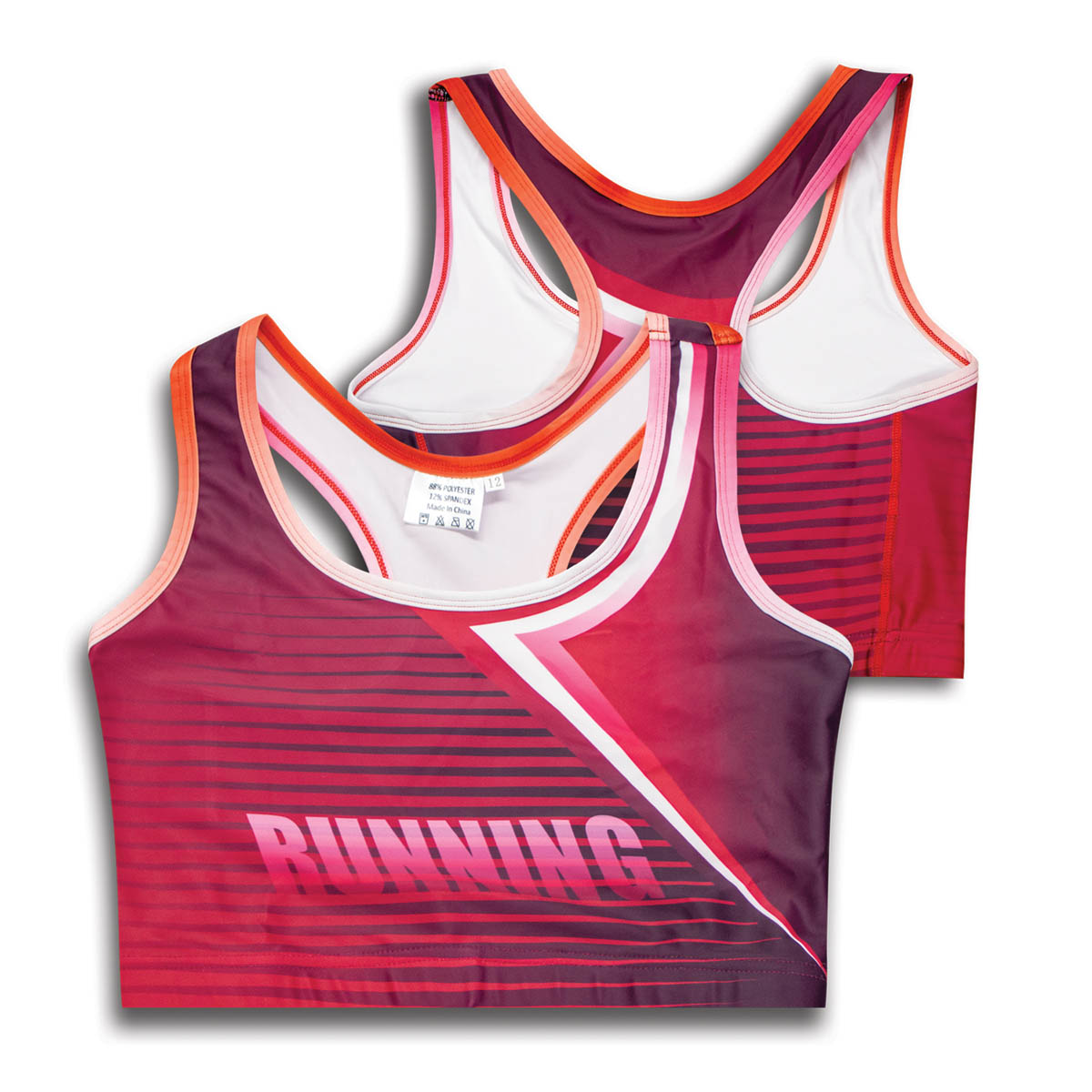 SKU-42_Branded_Sublimated_Womens_Sport_Tops.jpg Sublimated Womens Sport Tops - Image 1