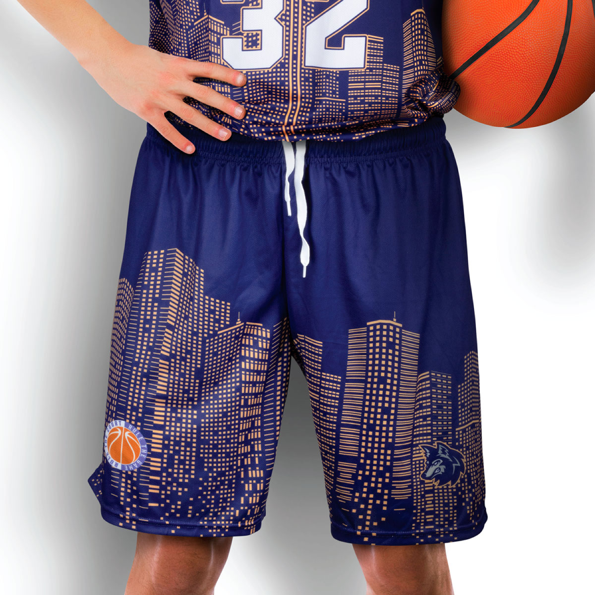 SKU-68_Sublimated_Mens_Basketball_Shorts_Main.jpg Sublimated Mens Basketball Shorts - Image 1
