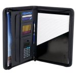 LEATHER A4 COMPENDIUM WITH CALCULATOR - Image 5