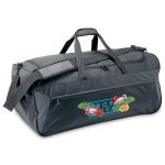 PLATFORM WHEELED DUFFLE BAG - BLACK