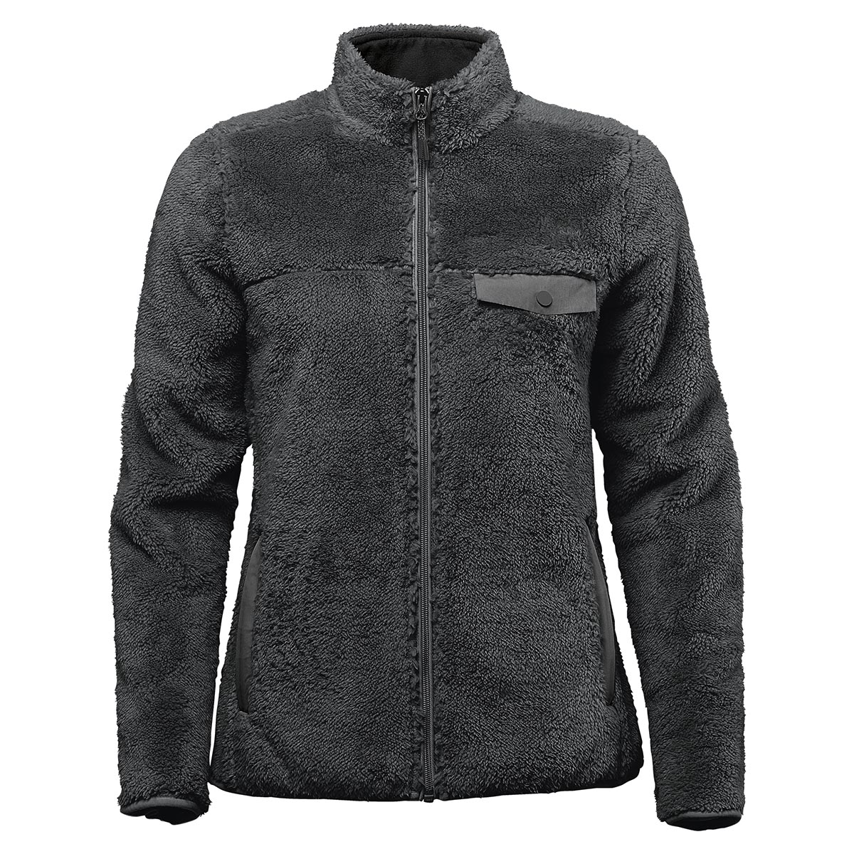 dlx-1w-04000000-front.jpg WOMENS BERGEN SHERPA FLEECE JACKET - Image 1