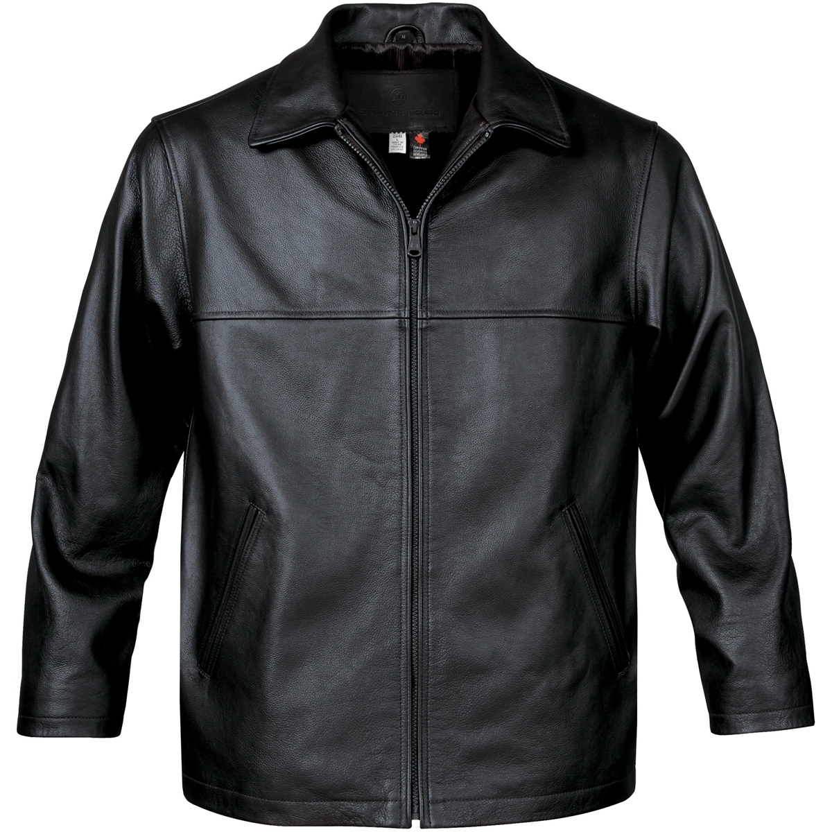 lrx-4-black-rev.jpg MEN'S CLASSIC LEATHER JACKET - Image 1
